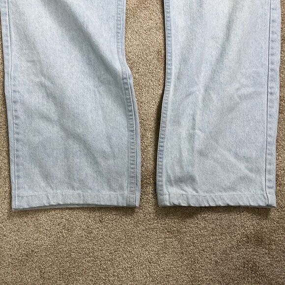 VTG 90s Levi’s Men’s 505 Jeans Red Tab 41X29 USA Light Wash Denim Blue Fade - Picture 8 of 16